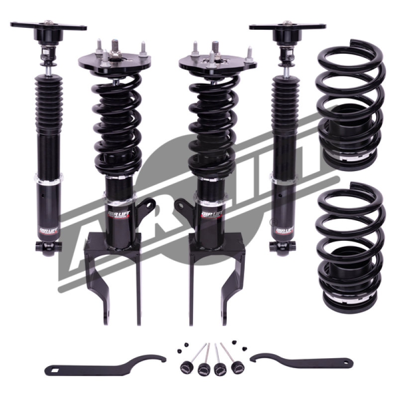 Tesla Model 3 Coilover Suspension Kit - Front + Rear - Air Lift - Air Lift Performance, 32-way damping - `17-`23